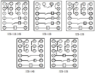 JZB-16B內(nèi)部端子圖
