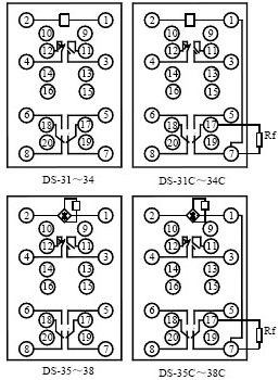 DS-33C時(shí)間繼電器接線圖