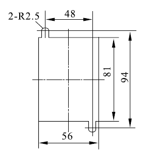 DZ-3/Z1安裝開孔尺寸圖