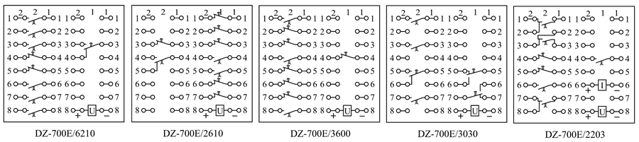 DZ-700E/3600內(nèi)部接線圖