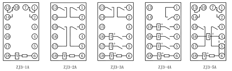 ZJ3-4A內(nèi)部接線(xiàn)圖