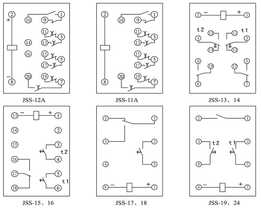 JSS-12A內(nèi)部接線圖