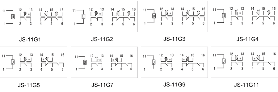 JS-11G9內(nèi)部接線圖