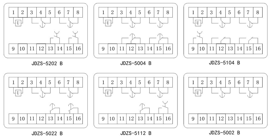 JDZS-5112B內(nèi)部接線圖