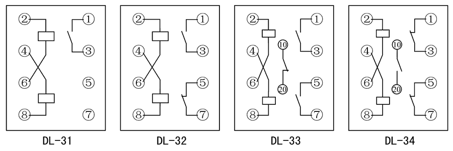 DL-34內(nèi)部接線圖