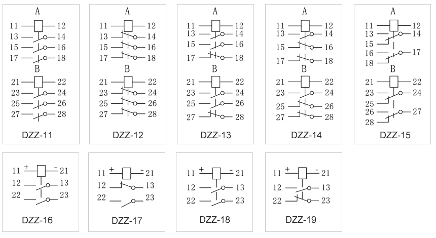 DZZ-11內(nèi)部接線圖