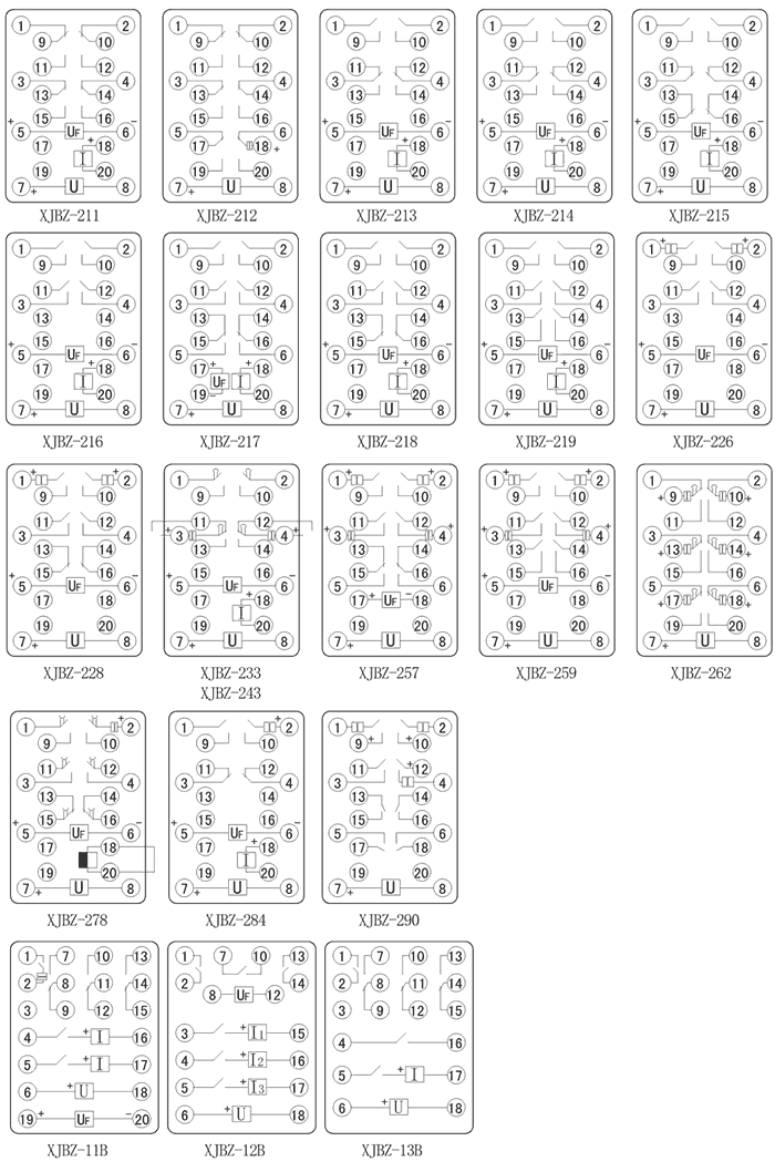 XJBZ-226內(nèi)部接線圖