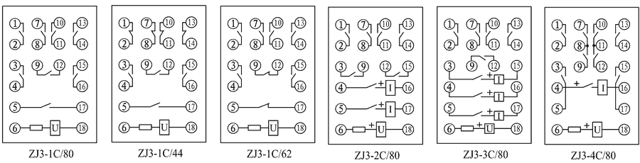 ZJ3-1C/44內部接線圖