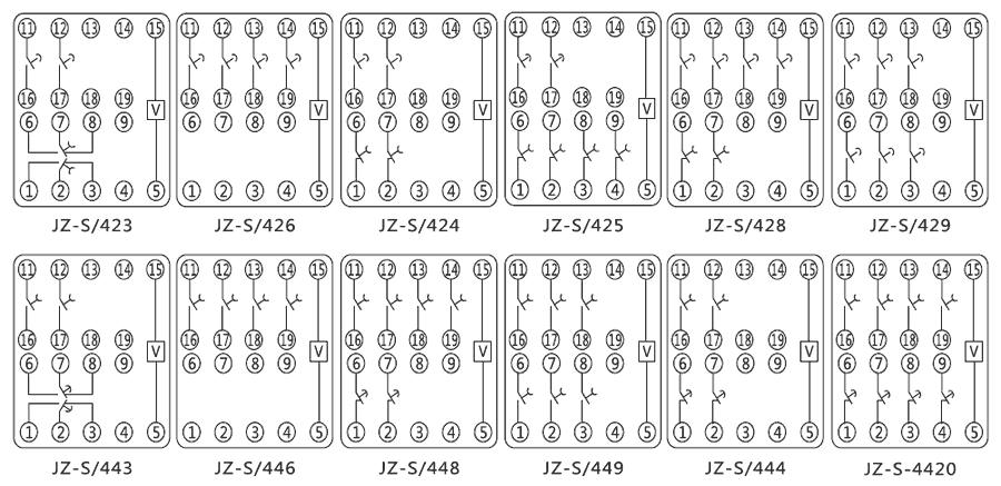 JZ-S/449內(nèi)部接線圖