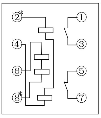 DT-13/254內(nèi)部接線圖