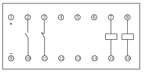 BT-1B/0.2內(nèi)部接線(xiàn)圖