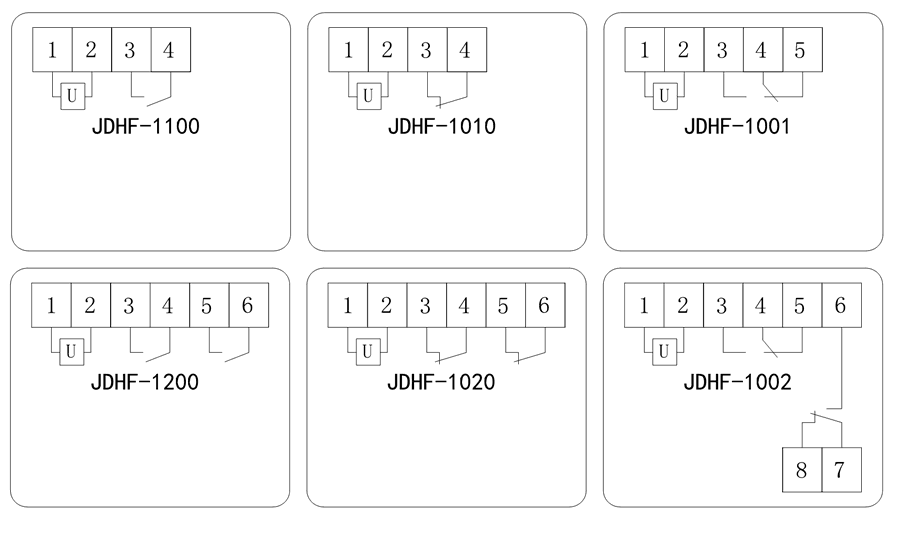 JDHF-1100內部接線圖