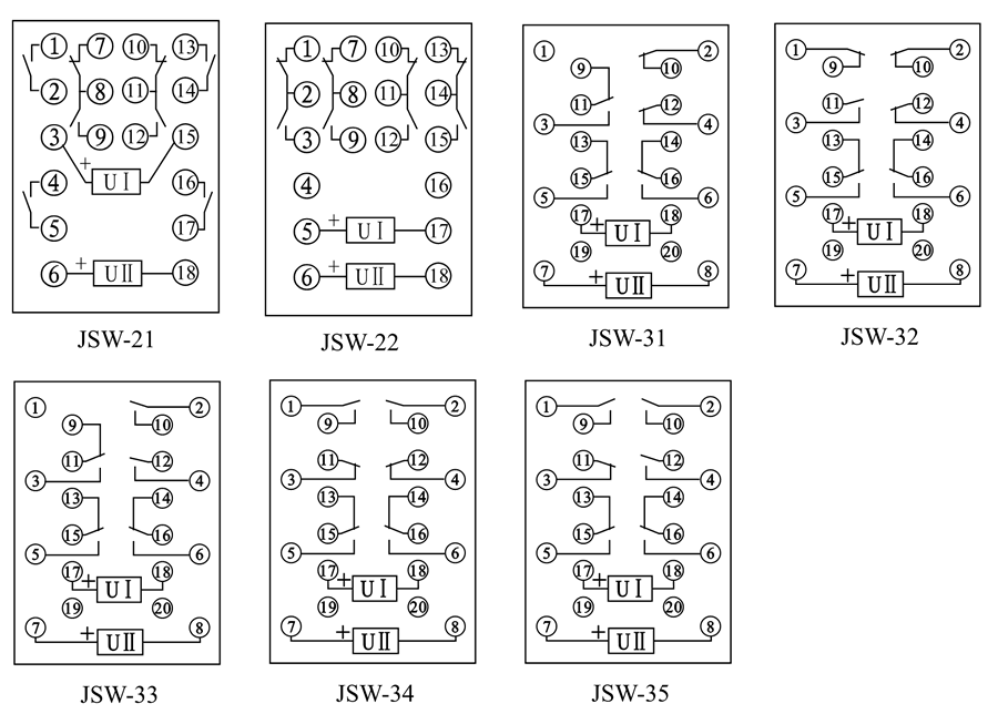 JSW-35內(nèi)部接線圖